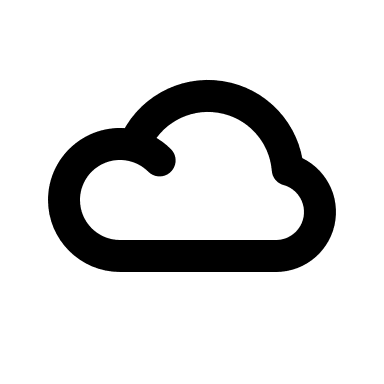 Cloud (Humbleicons) Free Open-Source SVG Icon (Humbleicons)