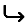 Corner Down Right Arrow Free Open-Source SVG Icon