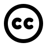 Creative Commons License Free Open-Source SVG Icon