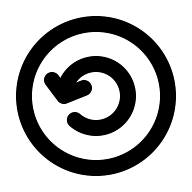 Creative Commons Attribution-ShareAlike License Free Open-Source SVG Icon (Humbleicons)