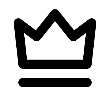 Crown Symbol Free Open-Source SVG Icon (Humbleicons)