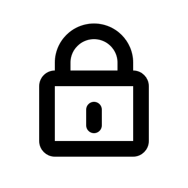 Lock Security Feature Free Open-Source SVG Icon (Humbleicons)