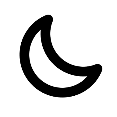 Moon Symbol Free Open-Source SVG Icon (Humbleicons)