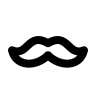 Moustache (Humbleicons) Free Open-Source SVG Icon