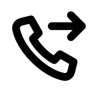 Phone Forwarding Free Open-Source SVG Icon (Humbleicons)