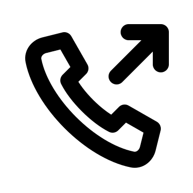 Outgoing Phone Call (Humbleicons) Free Open-Source SVG Icon (Humbleicons)