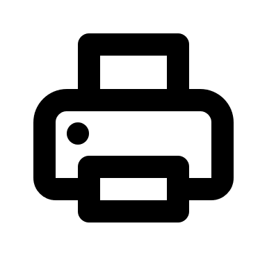 Print Document (Humbleicons) Free Open-Source SVG Icon (Humbleicons)