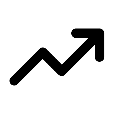 Trending Upward Graph (Humbleicons) Free Open-Source SVG Icon (Humbleicons)