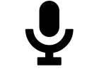 Microphone (Icalicons) Free Open-Source SVG Icon