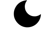 Moon Symbol Free Open-Source SVG Icon