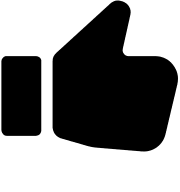 Thumbs Up Gesture Free Open-Source SVG Icon