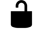 Unlock Symbol Free Open-Source SVG Icon