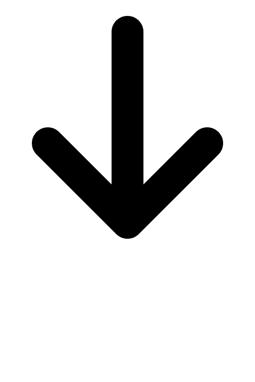 Downward Arrow (IcoMoon Free) Free Open-Source SVG Icon (IcoMoon Free)