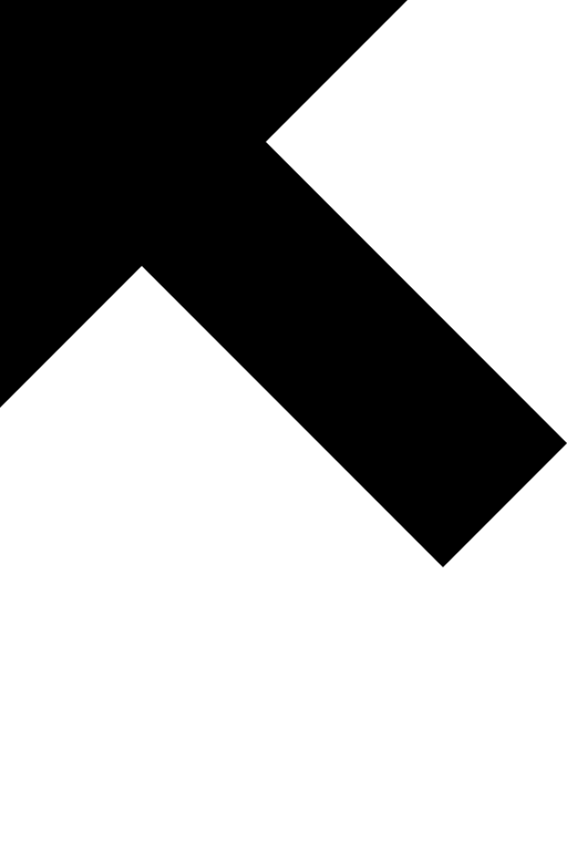 Upward Left Arrow (IcoMoon Free) Free Open-Source SVG Icon (IcoMoon Free)