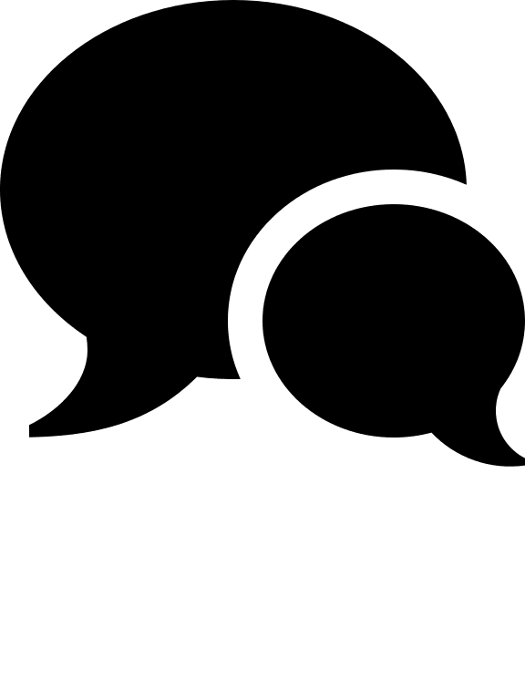 Speech Bubbles Free Open-Source SVG Icon (IcoMoon Free)