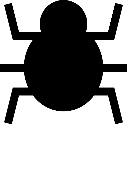 Bug (IcoMoon Free) Free Open-Source SVG Icon (IcoMoon Free)