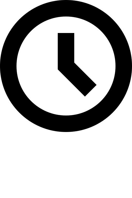 Clock Timepiece Free Open-Source SVG Icon (IcoMoon Free)