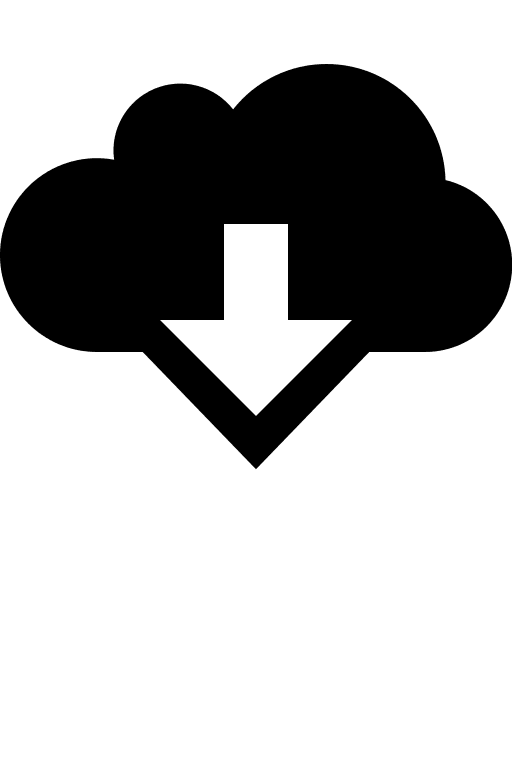 Cloud Download (IcoMoon Free) Free Open-Source SVG Icon (IcoMoon Free)