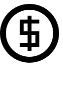 Dollar Coin Free Open-Source SVG Icon