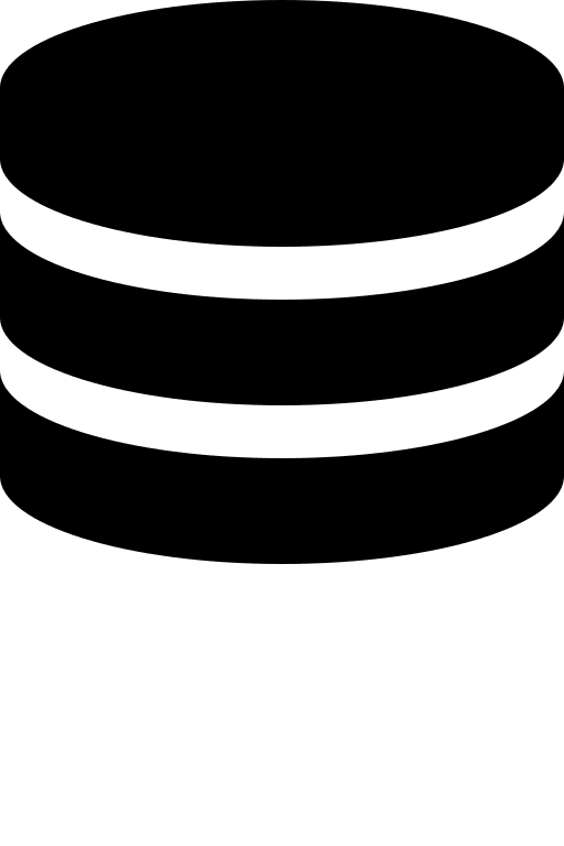 Database Storage System Free Open-Source SVG Icon (IcoMoon Free)