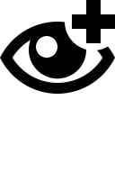 Eye with Plus Sign Free Open-Source SVG Icon