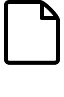 Empty File (IcoMoon Free) Free Open-Source SVG Icon