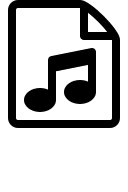 Music File Free Open-Source SVG Icon