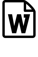 Word Document File Free Open-Source SVG Icon