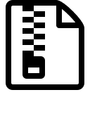 Zip File Archive Free Open-Source SVG Icon