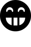 Grinning Face Emoji Free Open-Source SVG Icon