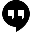 Hangouts Messaging Platform Free Open-Source SVG Icon