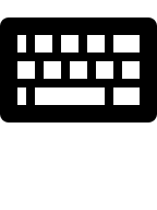 Keyboard Input Device Free Open-Source SVG Icon