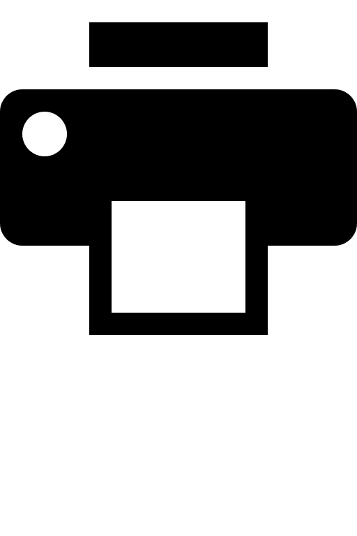 Printer Device Free Open-Source SVG Icon (IcoMoon Free)