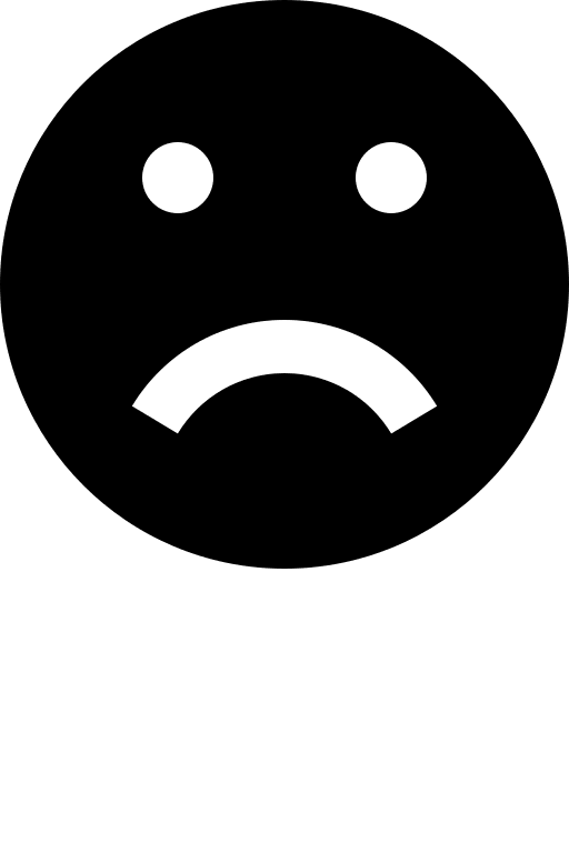 Sad Face Emotion Free Open-Source SVG Icon (IcoMoon Free)