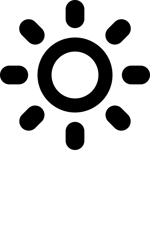 Sun Symbol Free Open-Source SVG Icon (IcoMoon Free)