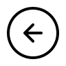 Thin Circular Left Arrow (IconaMoon) Free Open-Source SVG Icon