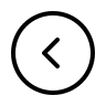 Thin Circle Left Arrow (IconaMoon) Free Open-Source SVG Icon