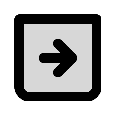 Right Arrow in Square (Duotone) Free Open-Source SVG Icon (IconaMoon)