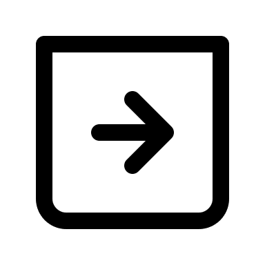 Right Arrow in Square (Light) Free Open-Source SVG Icon (IconaMoon)