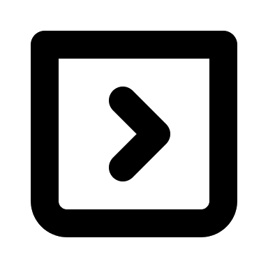 Bold Right Arrow in Square (IconaMoon) Free Open-Source SVG Icon (IconaMoon)