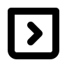 Bold Right Arrow in Square (IconaMoon) Free Open-Source SVG Icon