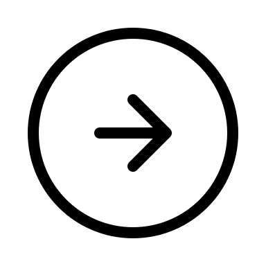 Thin Circle Arrow Pointing Right (IconaMoon) Free Open-Source SVG Icon (IconaMoon)