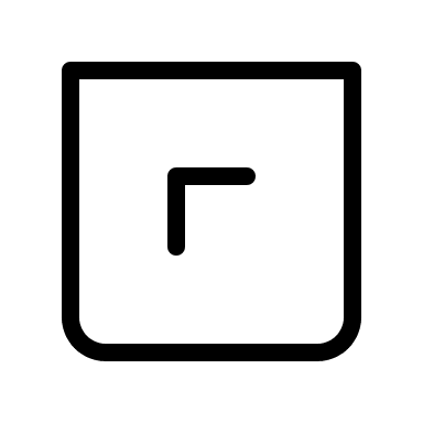 Thin Arrow Pointing Top Left in Square (Thin) Free Open-Source SVG Icon (IconaMoon)