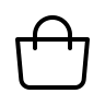 Shopping Bag (Thin) Free Open-Source SVG Icon