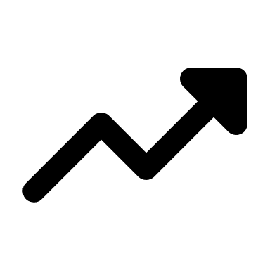 Trend Upward Graph (Filled) Free Open-Source SVG Icon (IconaMoon)