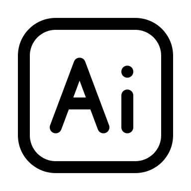 Adobe Illustrator Software Free Open-Source SVG Icon (Iconoir)