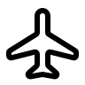 Airplane (Iconoir) Free Open-Source SVG Icon