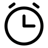 Alarm Clock Free Open-Source SVG Icon