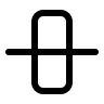 Vertical Center Alignment Free Open-Source SVG Icon