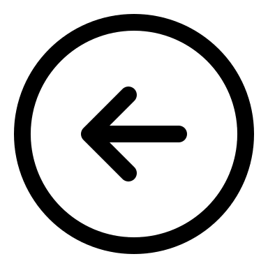 Left Arrow in Circle (Iconoir) Free Open-Source SVG Icon (Iconoir)